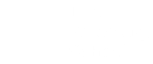 logo the falconry school in white